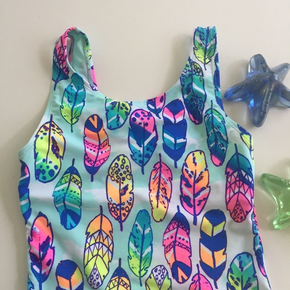 Wonder Nation one piece swimsuit 7-8 - Picture 2 of 5